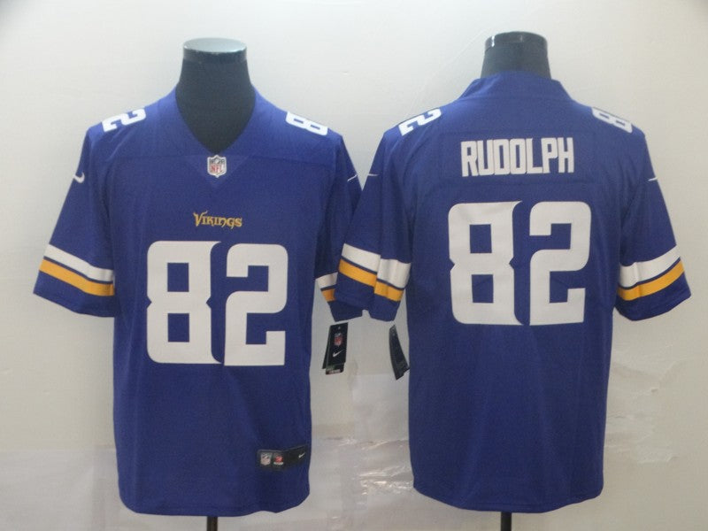 Men's Minnesota Vikings Kyle Rudolph #82 Purple Game Jerseys