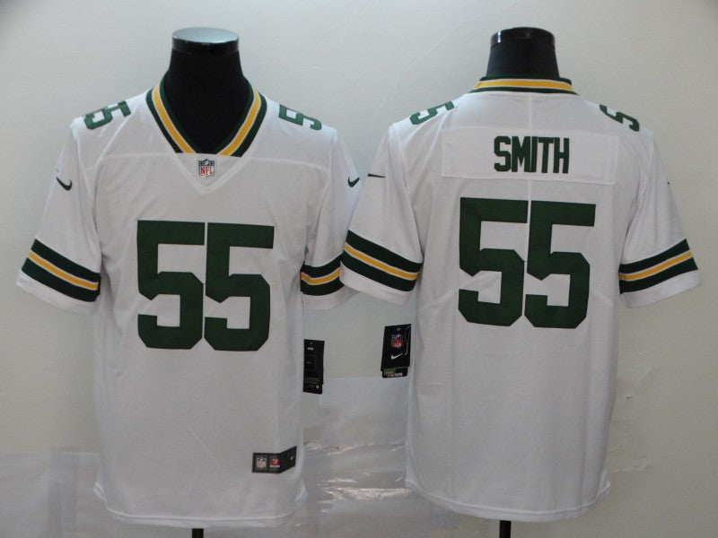 Men's Green Bay Packers Za'Darius Smith #55 White Game Jerseys