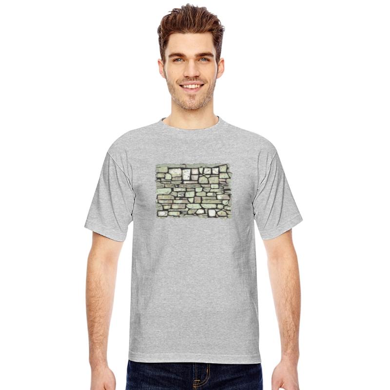 Aged Grunge Distressed Rock Wall