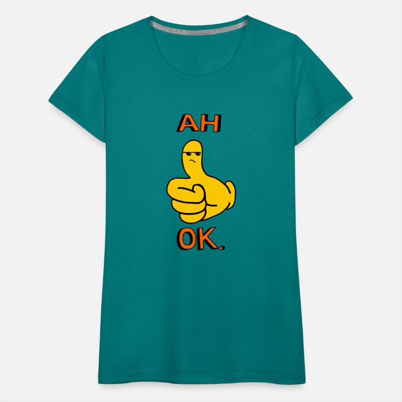 Ah Okay Funny Thumbs Up Annoyed Cartoon Text Mood