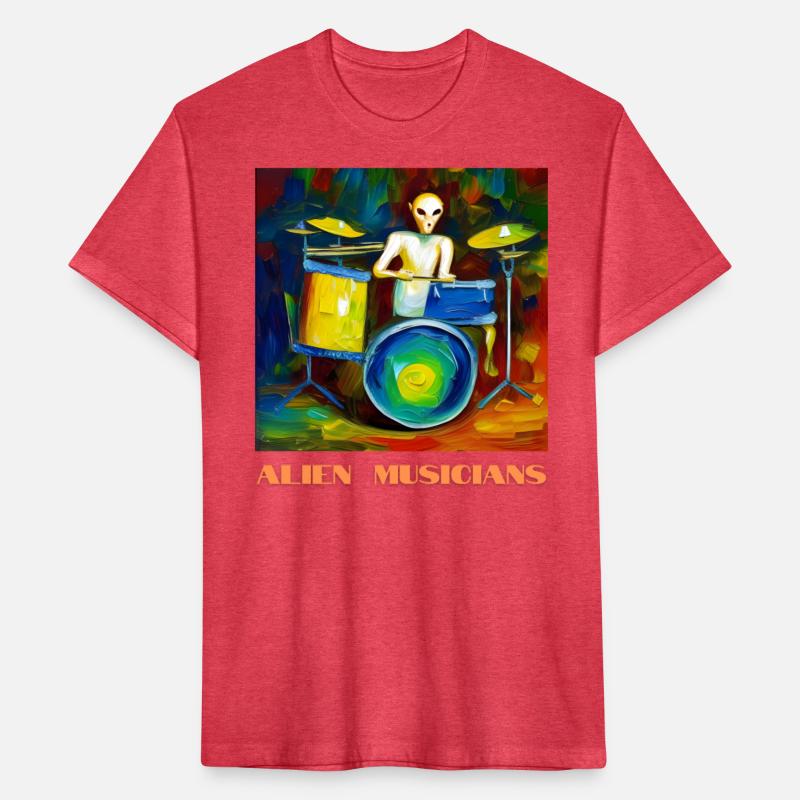 Alien Drummer, Outer Space, Alien Musicians