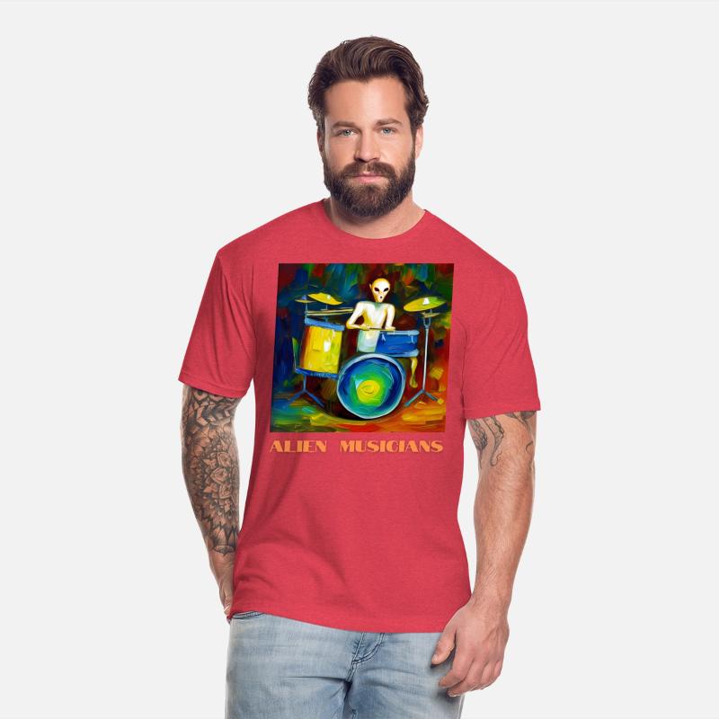 Alien Drummer, Outer Space, Alien Musicians