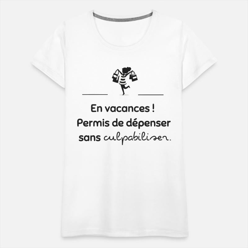 Allowed to spend money | French quote | Gift idea