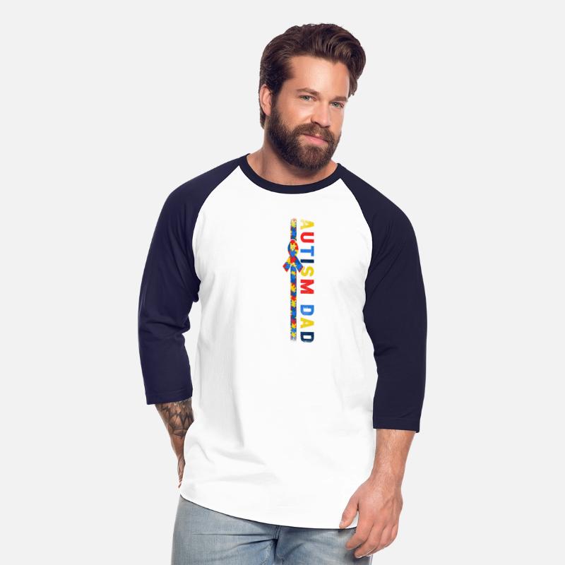 American Flag Autism Awareness Dad Support