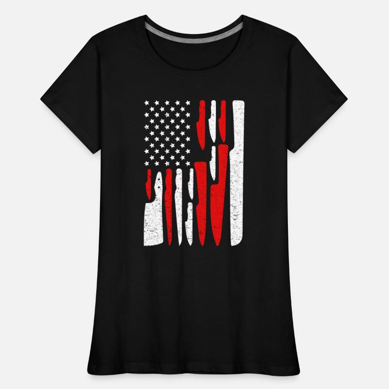 American Flag Sous Chef Knife