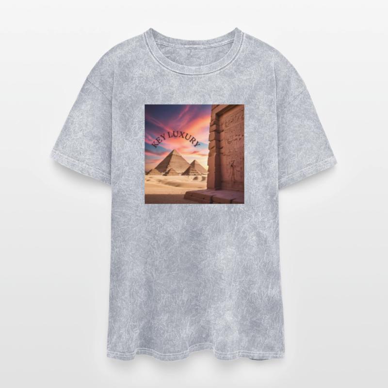 Ancient Egyptian Pyramids Sunset Scene