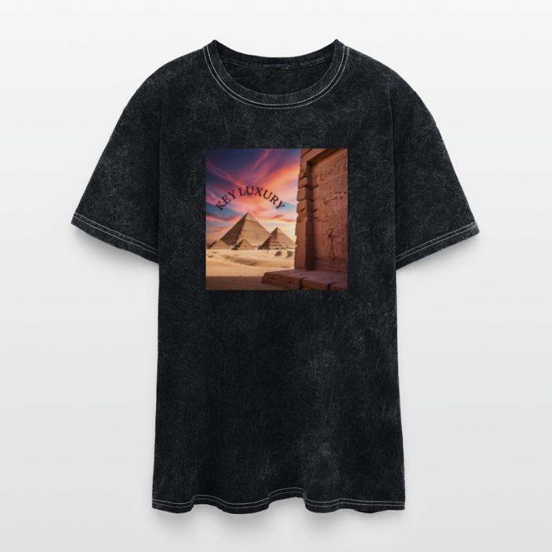 Ancient Egyptian Pyramids Sunset Scene