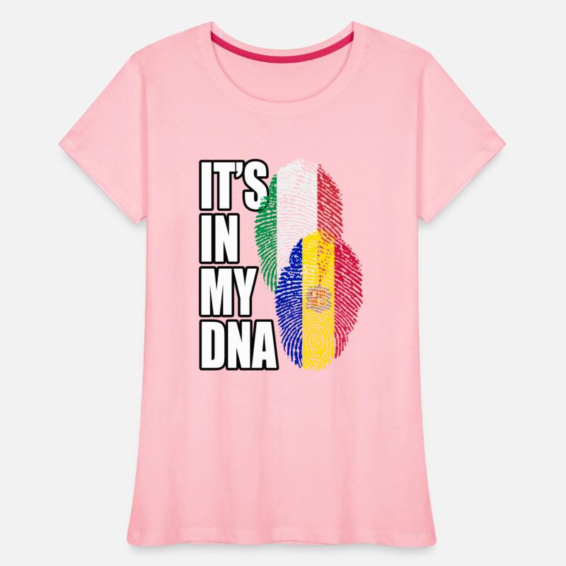 Andorran And Italian Mix Heritage DNA Flag