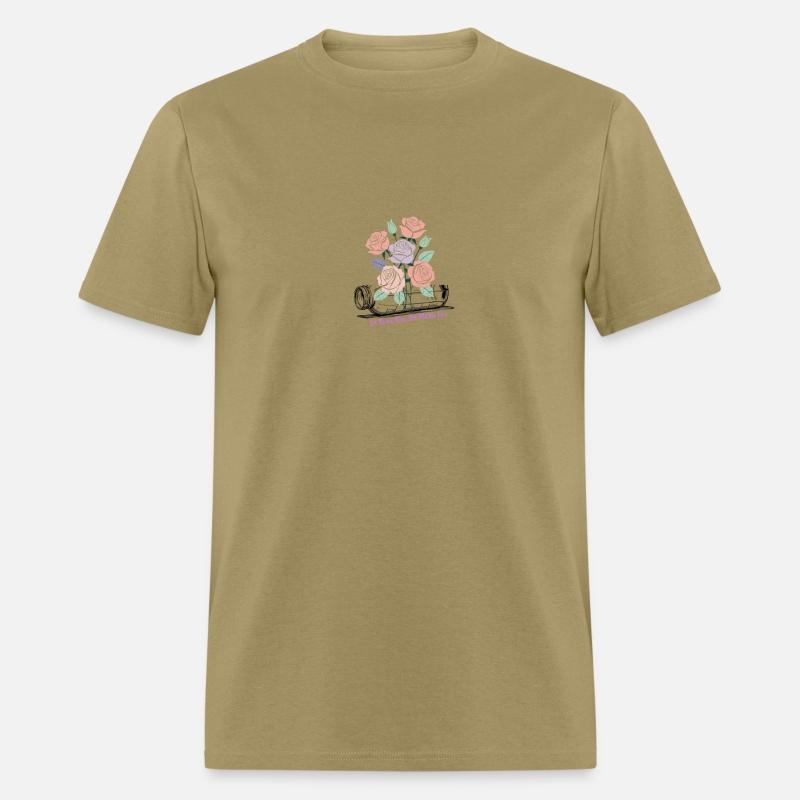 Anti Plastic Pollution Floral Eco Message Tee Art