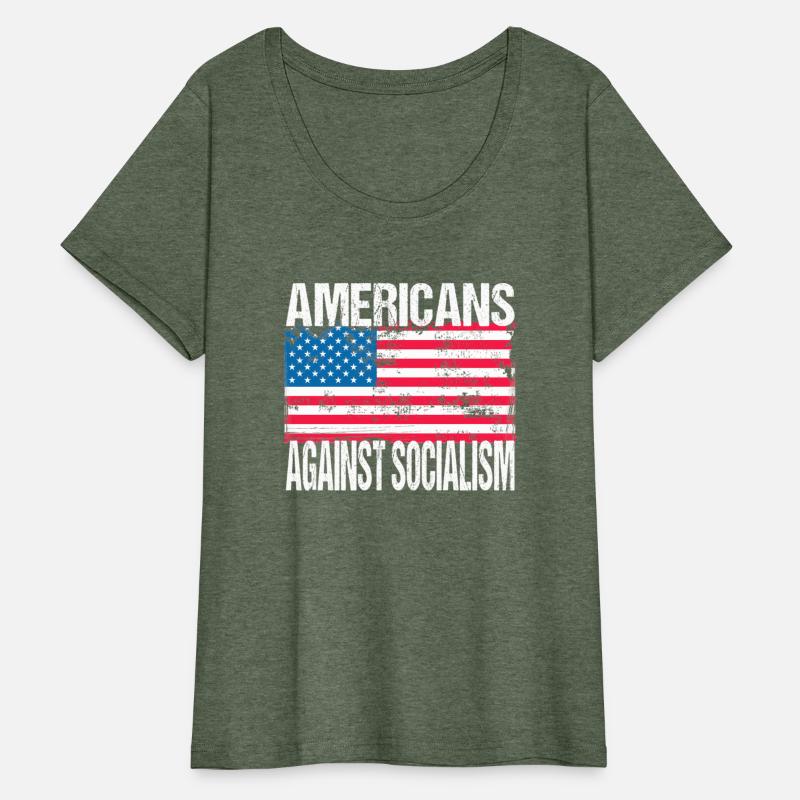 Anti-Socialism American Flag Patriotic Capitalist