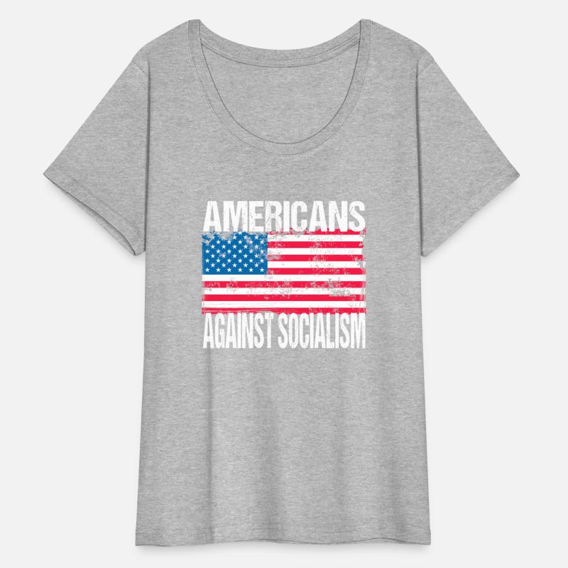 Anti-Socialism American Flag Patriotic Capitalist