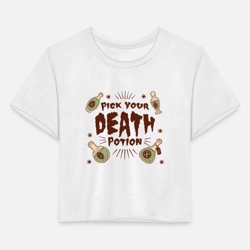 Aqua Tofana Skull Potion Mystery Fan Poison Bottle