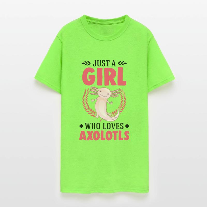 Axolotl Girl Salamander