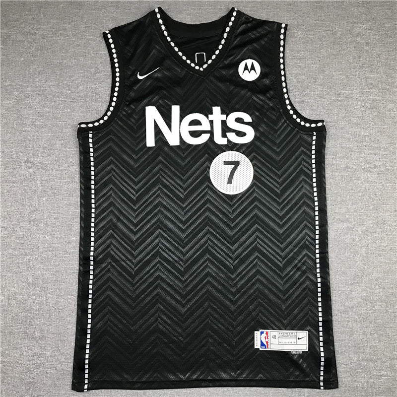 Men's Brooklyn Nets Kevin Durant #7 Black 2020/21 Swingman Player Jerseys
