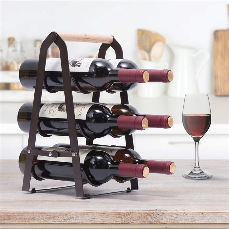 Metallic Desktop Wine Rack Wine Storage Rack – Premium Quality, Everyday Convenience