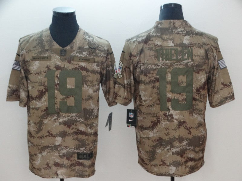 Men's Minnesota Vikings Adam Thielen #19 Camouflage Game Jerseys