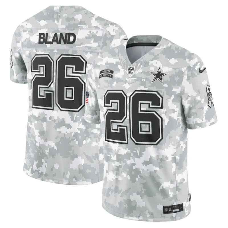 Men's Dallas Cowboys DaRon Bland #26 Arctic Camo 2024 Salute to Service Limited Jerseys