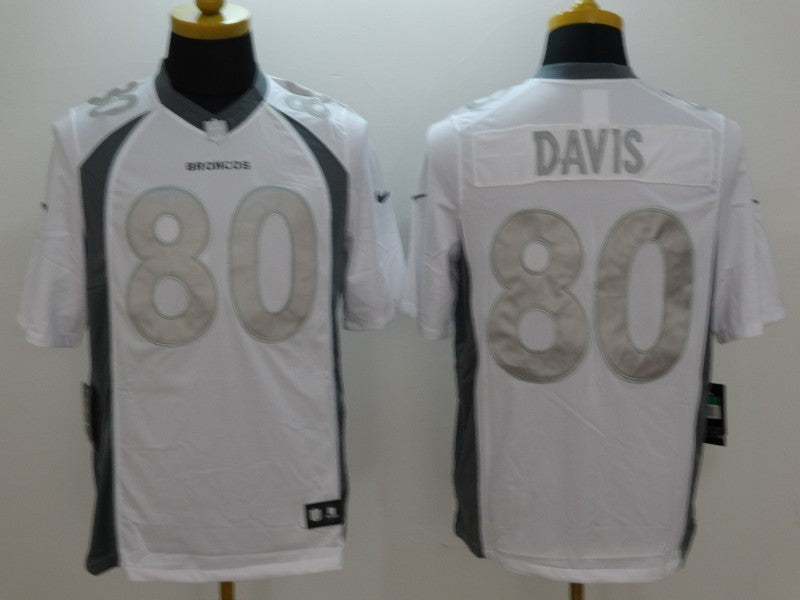 Men's Denver Broncos Julius Thomas #80 White Game Jerseys