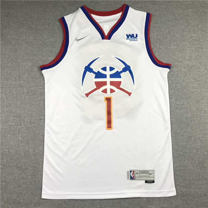 Men's Denver Nuggets Michael Porter Jr. #1 White 2023 Swingman Player Jerseys