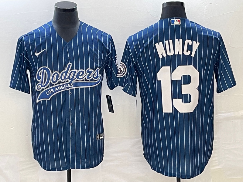 Men's Los Angeles Dodgers Max Muncy #13 Blue Player Jerseys Joint Edition