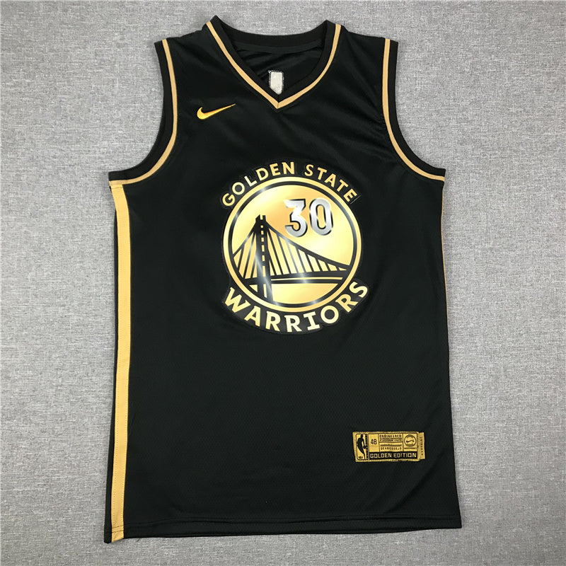 Men's Golden State Warriors Stephen Curry Fanatics Branded Black Swingman Jerseys