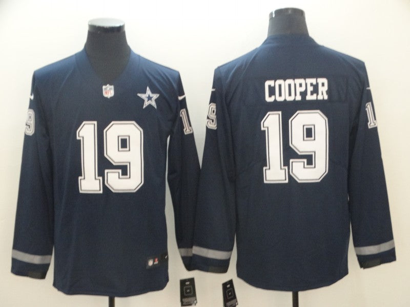 Men's Dallas Cowboys Amari Cooper #19 Navy Player Game Jerseys