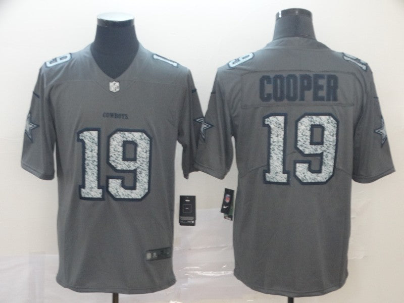 Men's Dallas Cowboys Amari Cooper #19 Gray Player Game Jerseys