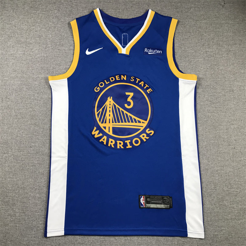 Men's Golden State Warriors Chris Paul #3 Royal Fast Break Player Jerseys - Icon Edition