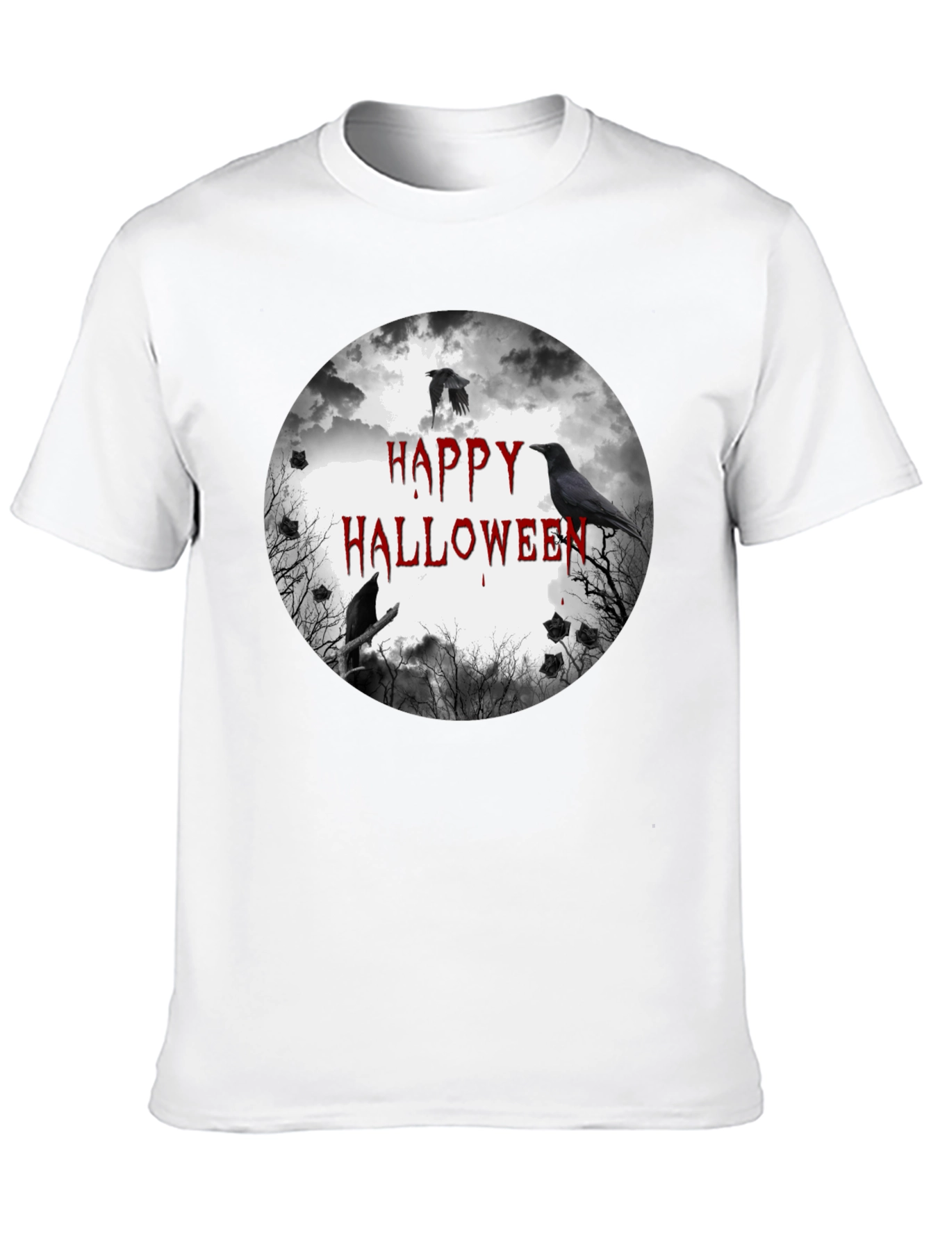 Happy Halloween Crow T-Shirt