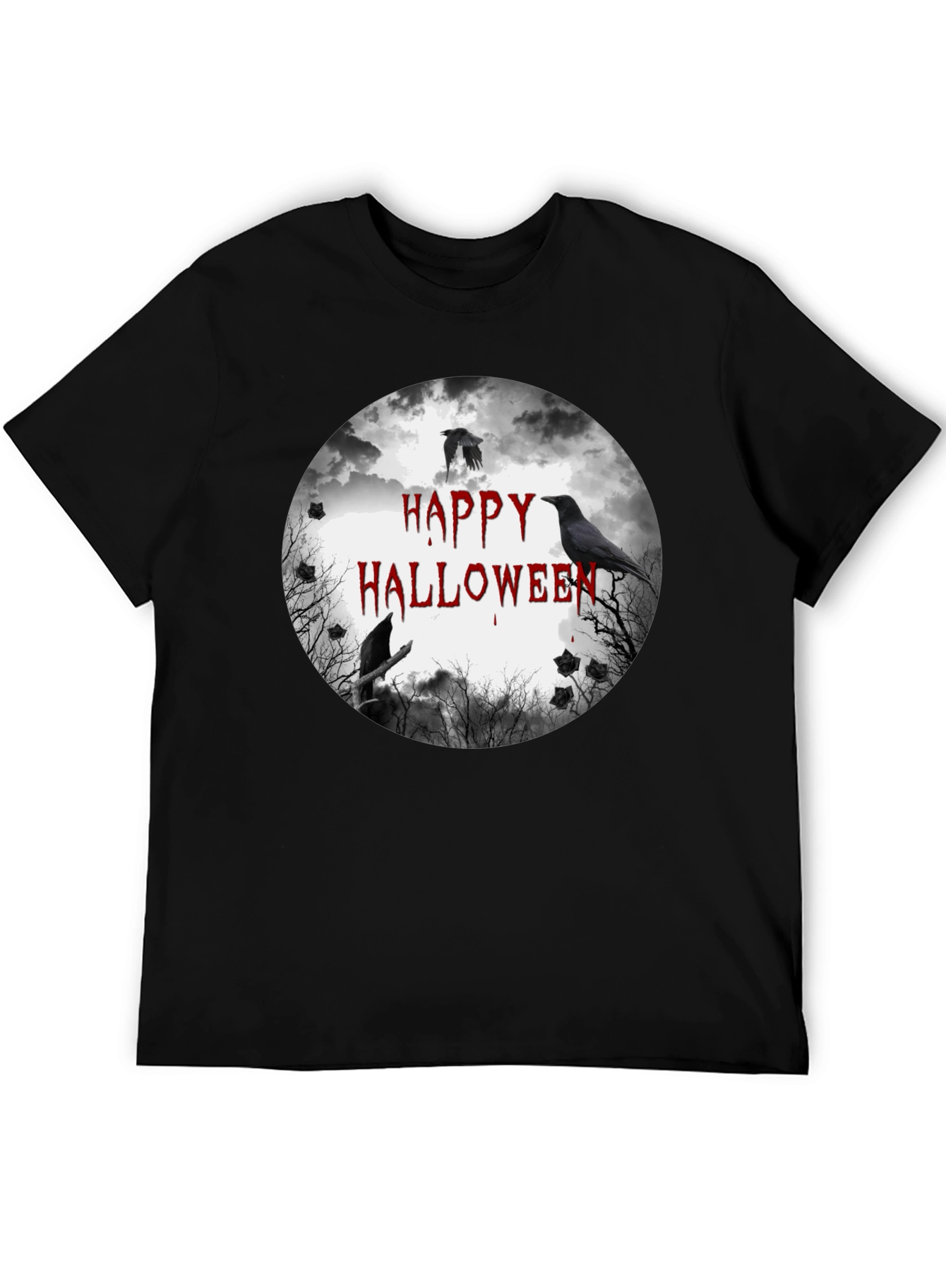 Happy Halloween Crow T-Shirt
