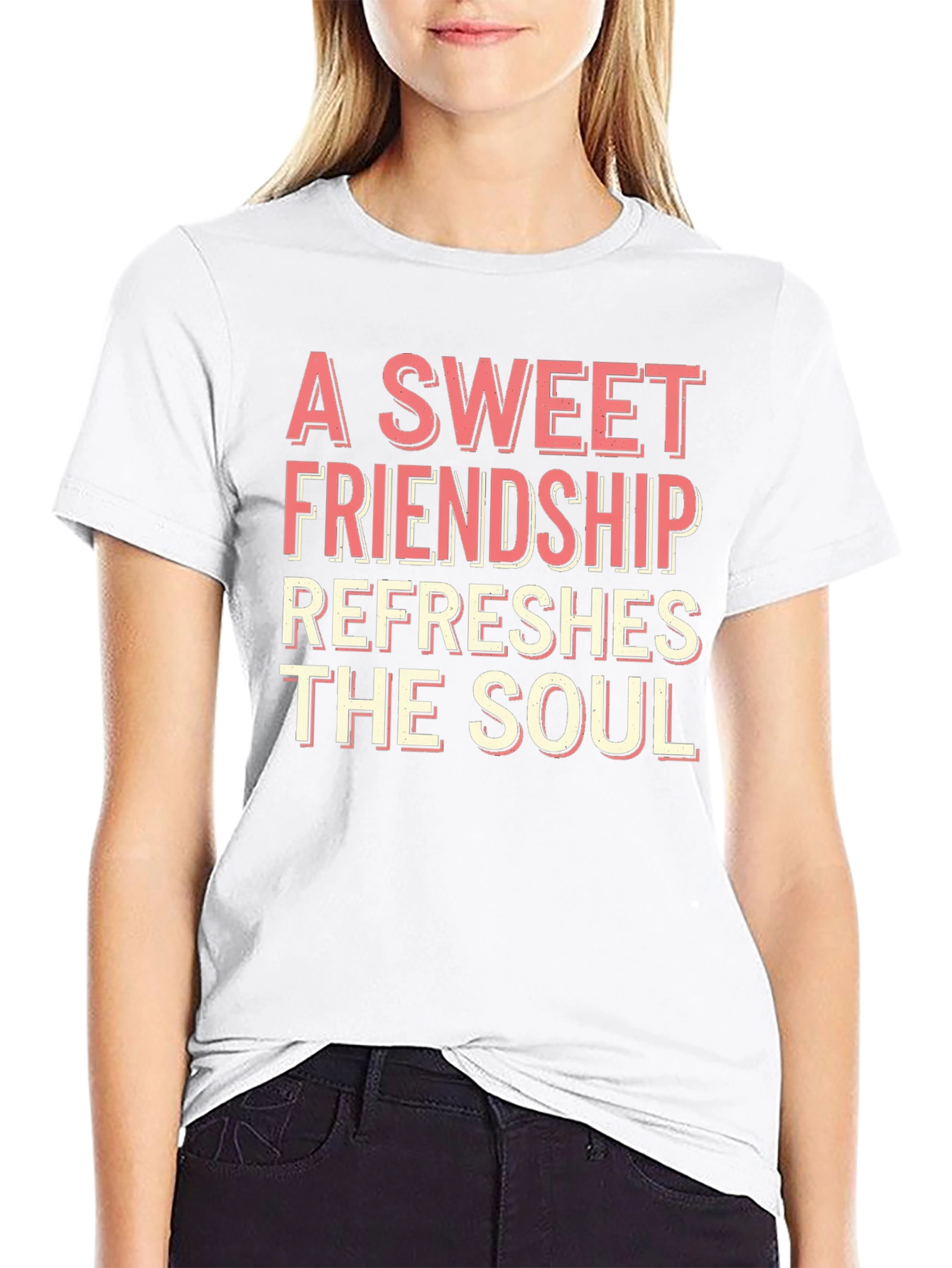 Sweet Friendship Graphic T-Shirt - Refreshes the Soul