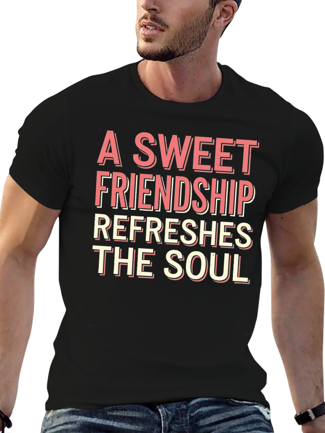 Sweet Friendship Graphic T-Shirt - Refreshes the Soul