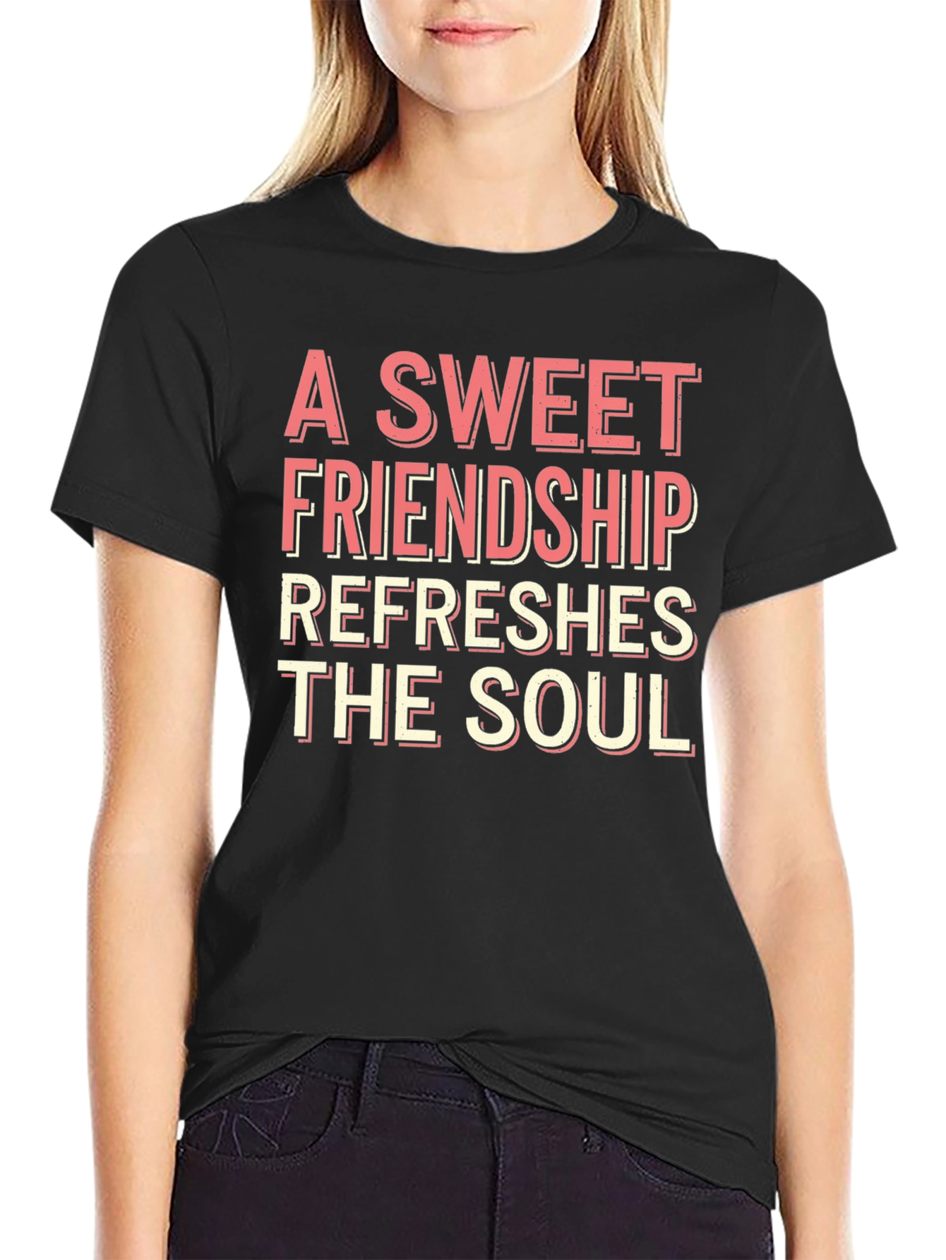 Sweet Friendship Graphic T-Shirt - Refreshes the Soul
