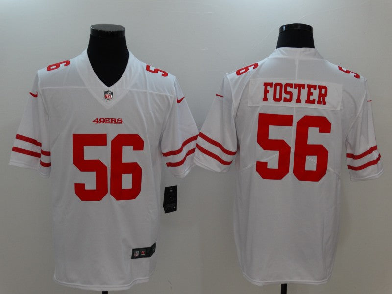 Men's San Francisco 49ers Ruben Foster #56 White Game Player Jerseys