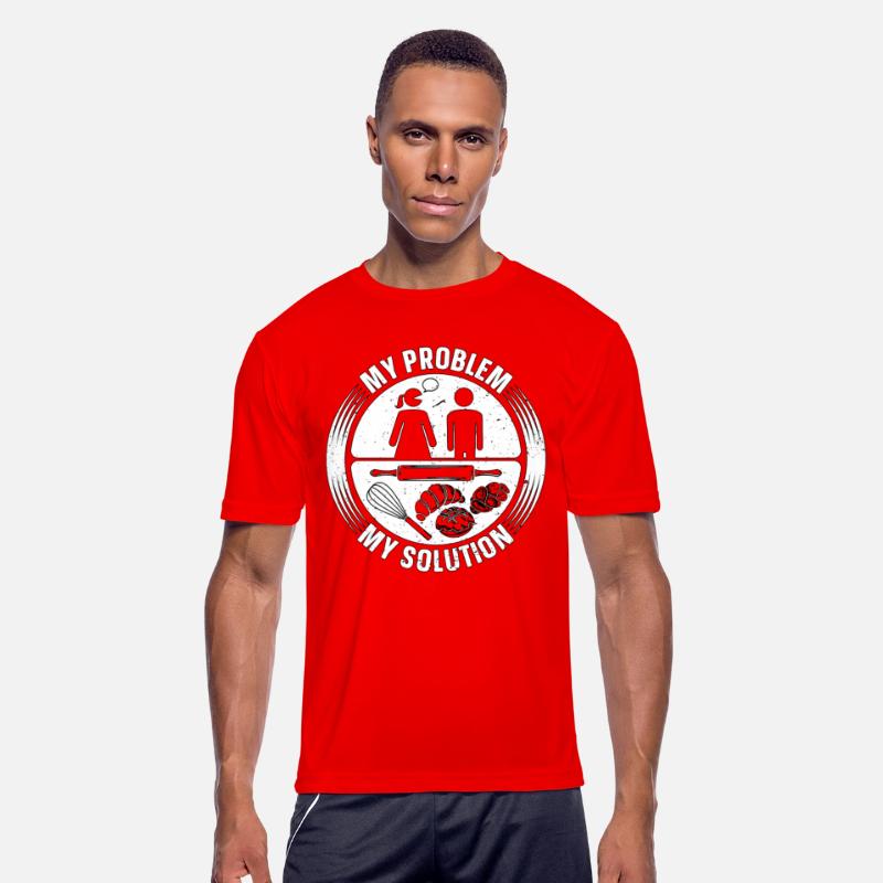 Baker My Problem My Solution Pictogram Dad Baking