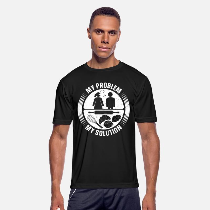 Baker My Problem My Solution Pictogram Dad Baking