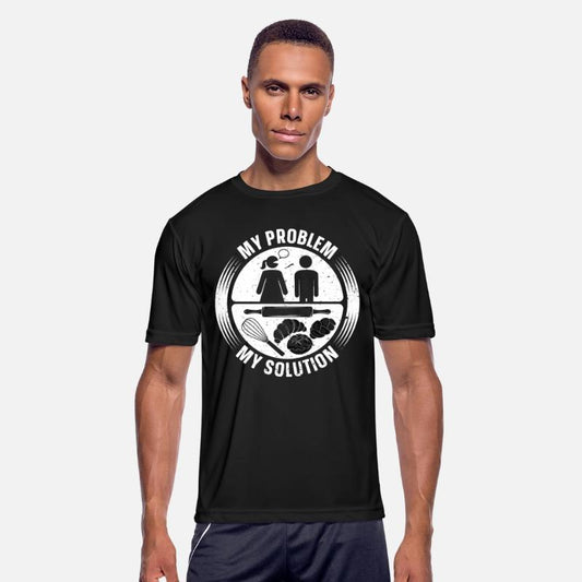 Baker My Problem My Solution Pictogram Dad Baking