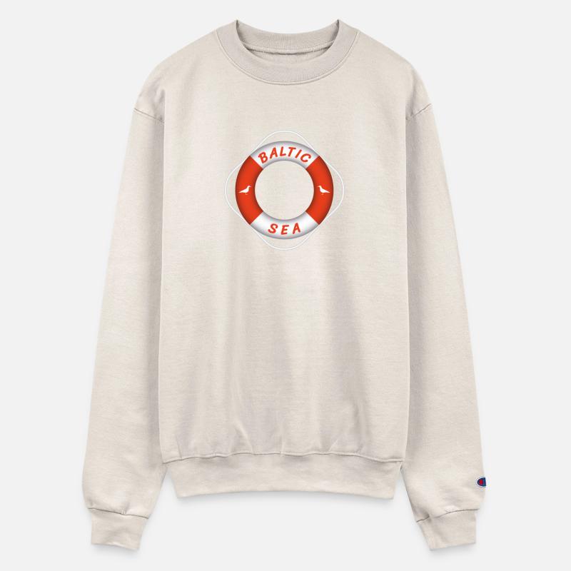 Baltic Sea lifebuoy seagulls vacation