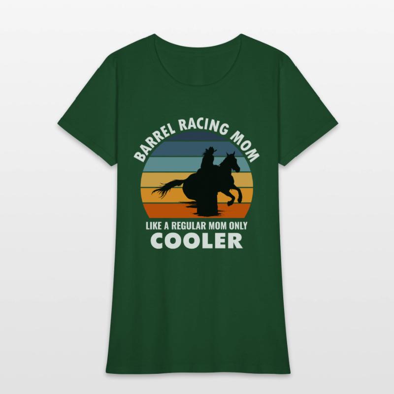 Barrel Racer Racing Horse Mom Mothers day Vintage