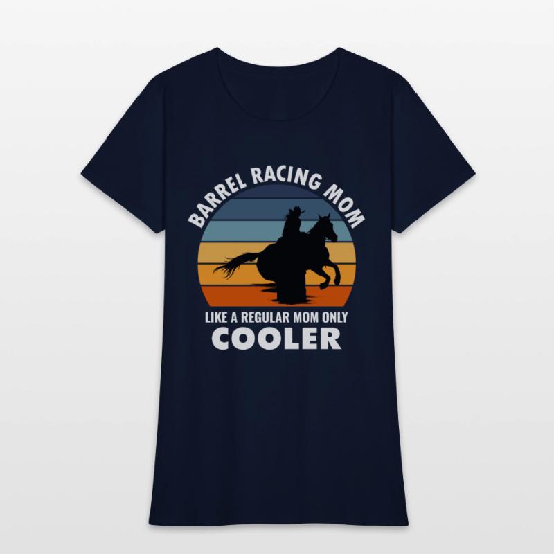 Barrel Racer Racing Horse Mom Mothers day Vintage