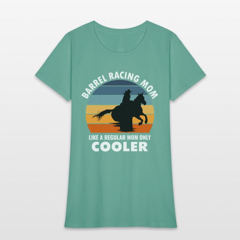 Barrel Racer Racing Horse Mom Mothers day Vintage