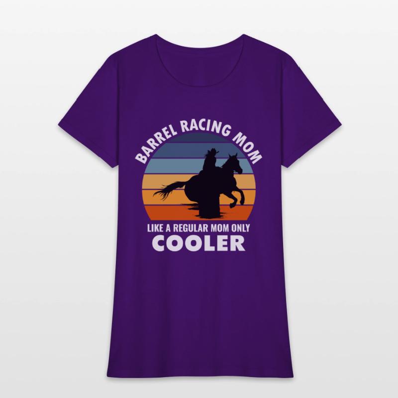 Barrel Racer Racing Horse Mom Mothers day Vintage