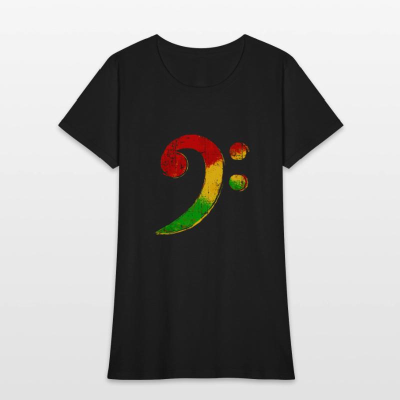 Bass Clef Reggae Gift for bassist