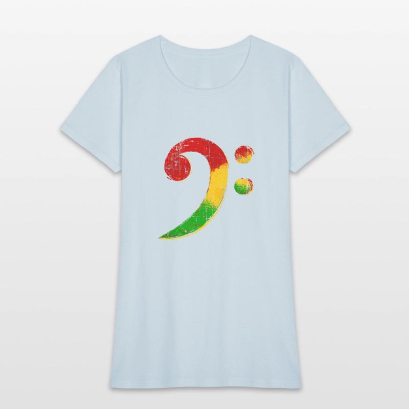 Bass Clef Reggae Gift for bassist