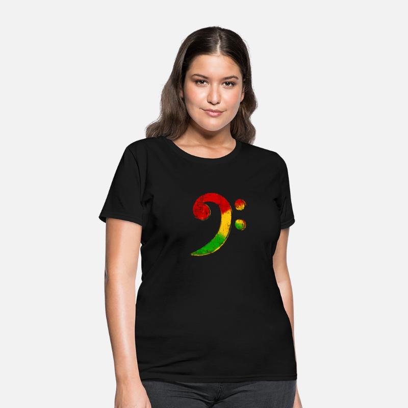 Bass Clef Reggae Gift for bassist