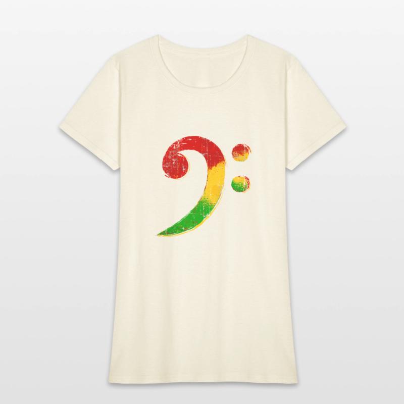 Bass Clef Reggae Gift for bassist