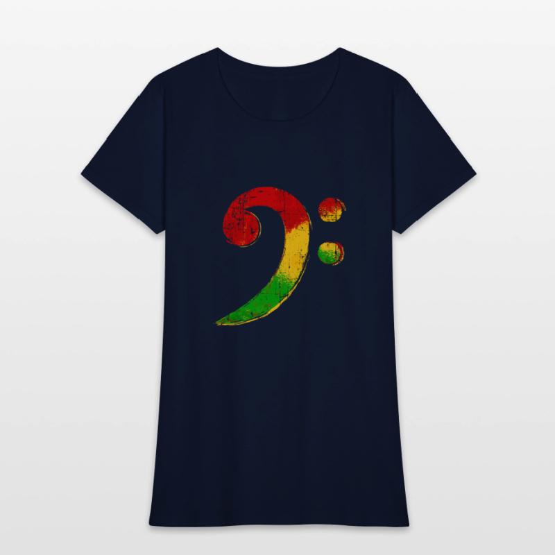 Bass Clef Reggae Gift for bassist