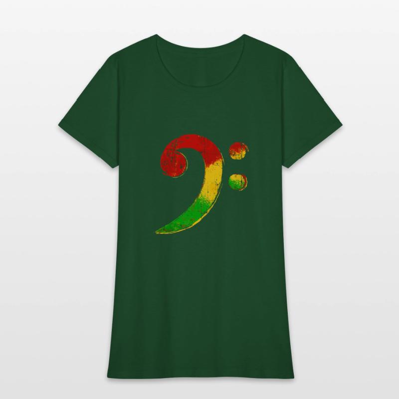 Bass Clef Reggae Gift for bassist