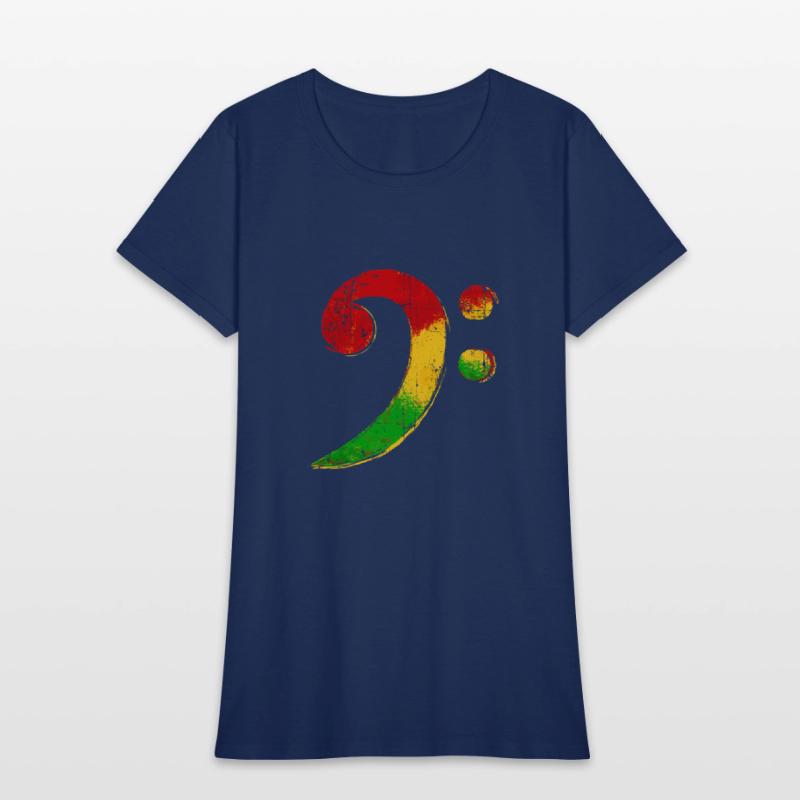 Bass Clef Reggae Gift for bassist