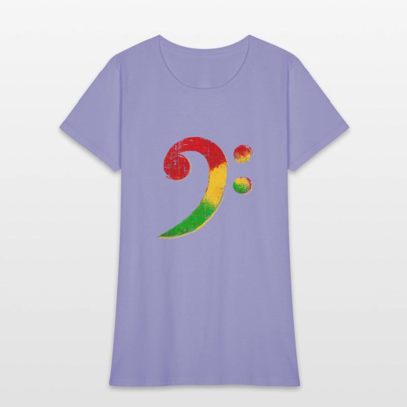 Bass Clef Reggae Gift for bassist